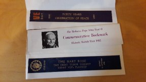 Commemoration bookmarks